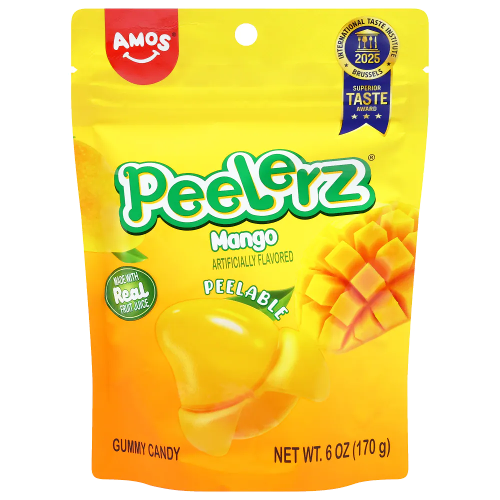 Amos Peelerz Mango Gummy Candy